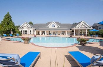 Resort Style Swimming Pool at Elevate Eagles Landing Apartments, Stockbridge
